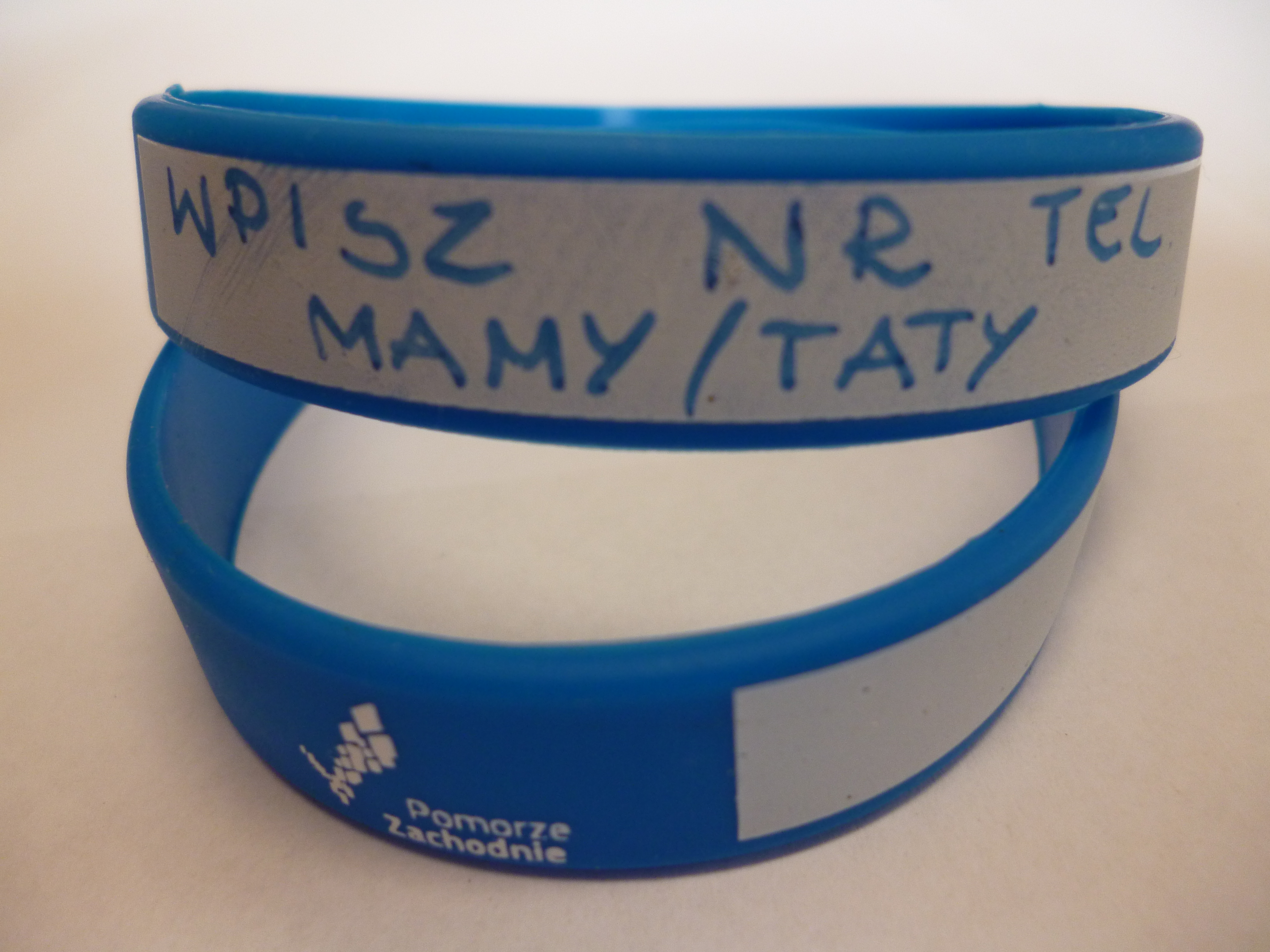 Silikonowe opaski bezpieczeństwa dla dzieci