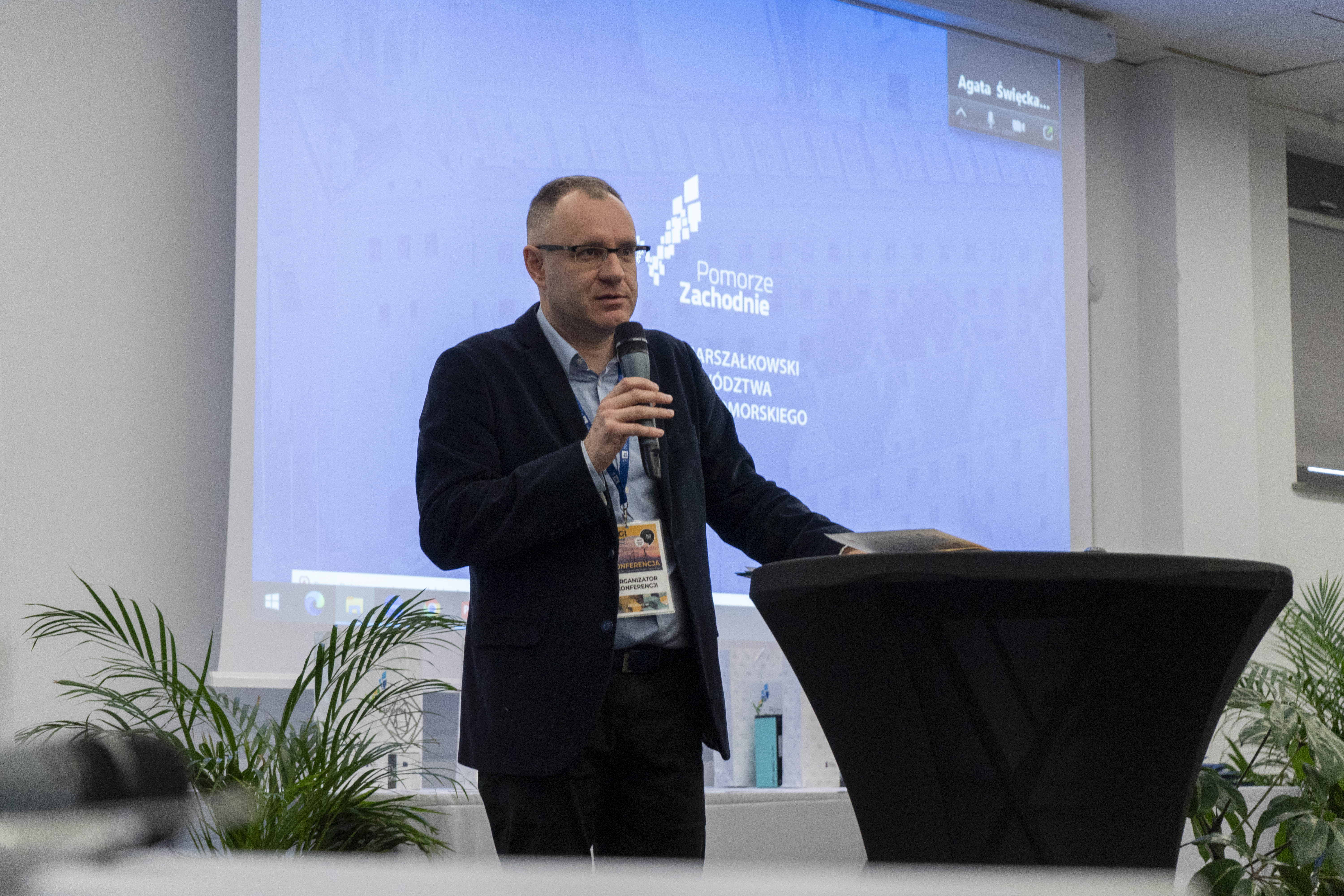 Otwarcie konferencji Mariusz Sikora Urząd Marszałkowski Województwa Zachodniopomorski.jpg