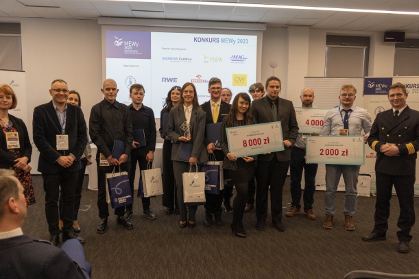 Wręczenie nagród w konkursie MEWy